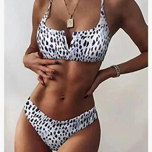 ZAFUL Women's‎ Leopard Bikini Set